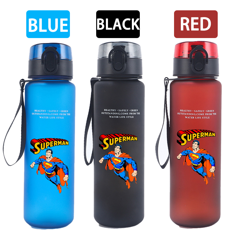 650ml 슈퍼맨 스포츠 물병 여성 남성 동기 부여 물 - Aquatic Gym 리뷰 및 가격