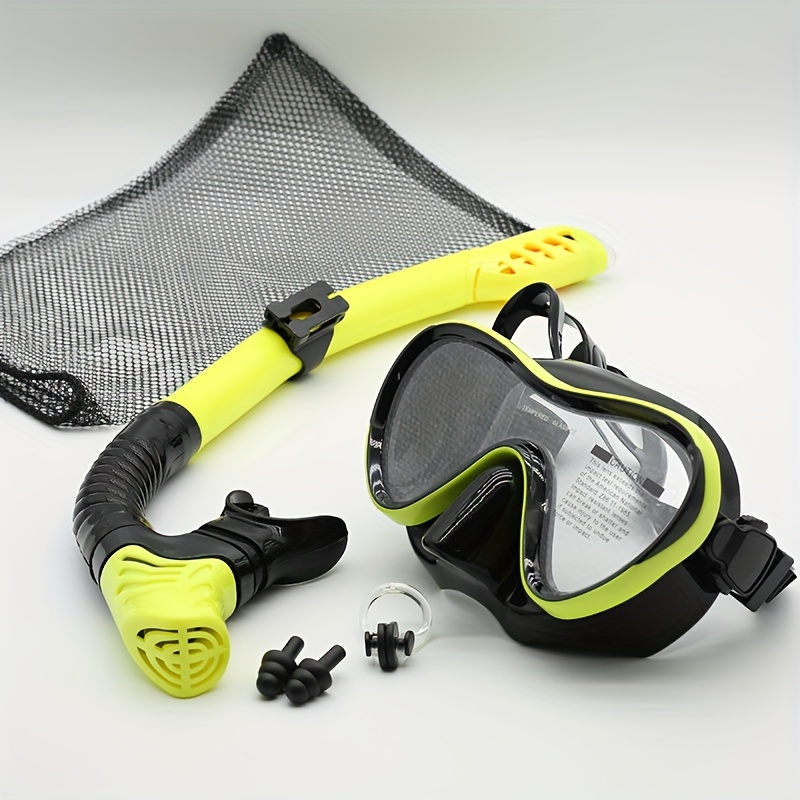 전문가용 실리콘 스노클링 마스크 및 호흡 튜브, 김서림 - Freediving Mask Set 리뷰 및 가격